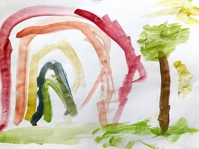 Martha White -Age 3- Rainforest Rainbow of Hope