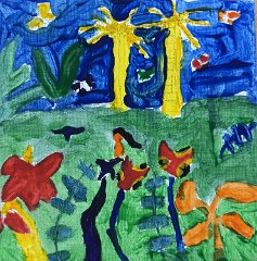 Ariel Rainforest Gallery Kestrel Class Discovery Primary school Thamesmead London