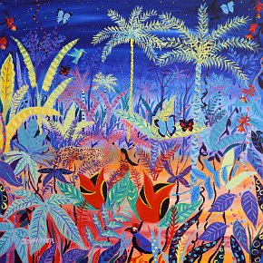 Rare - Spiritual rebirth. 100cm x 100cm acrylic on canvas