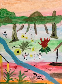 Alex, Rainforest, age 10, Tettenhall College, UK.