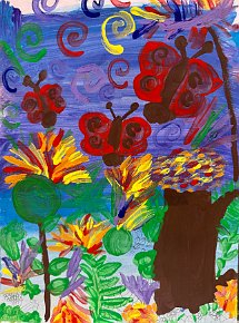 Kaiden, Rainforest, age 9, Tettenhall College, UK.