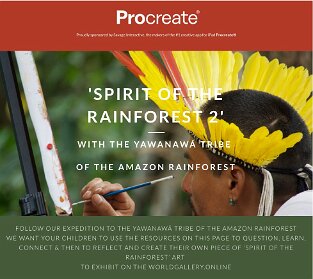 Spirit of the Rainforest - Last Chance to Paint Proudly sponsored by Savage Interactive, the makers of the #1 creative app for iPad Procreate® ‘Spirit of the Rainforest...