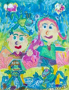 Ip Wai Kiu Hemera,Age 5,Hong Kong,A3 Oil Pastel and watercolour on paper