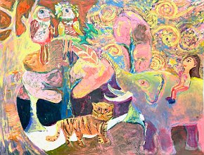 Cheuk Hoi Lam ,Age10, Magical forest, Big House Art Workshop in Hong Kong