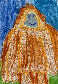 Elsa Rodgers, aged 10, Ohhh-rangutang.