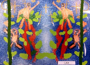 Lola, Age 7, An Orangutan Drawing, A4 iPad Sketches School app, Anson Primary School