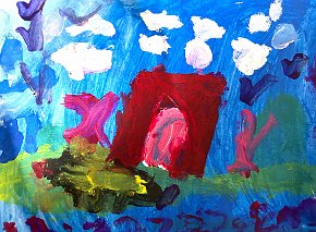 Kiera Jobe, African School, A4 paper