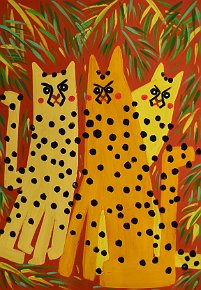 CHAN-WING-CHI-VINCI_AGE-9_CHEETAHS-TOUCH_PAINT-ON-A3-PAPER_SCHOOL-OF-CREATIVITY_HONG-KONG_CHINA