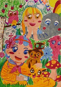 LAU-KA-CHING_AGE-6_LETS-ENJOY-THIS-WONDERFUL-MOMENT_PAINT-ON-A3-PAPER_SCHOOL-OF-CREATIVITY_HONG-KONG_CHINA