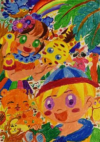 LAM-SHI-XIAN_AGE-10_SITE-VISIT_PAINT-ON-A3-PAPER_SCHOOL-OF-CREATIVITY_HONG-KONG_CHINA